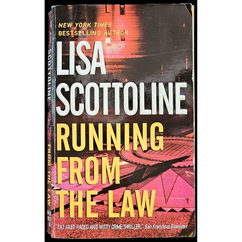 RUNNING FROM THE LAW by Lisa Scottoline 2001 Paperback Book Crime Thriller